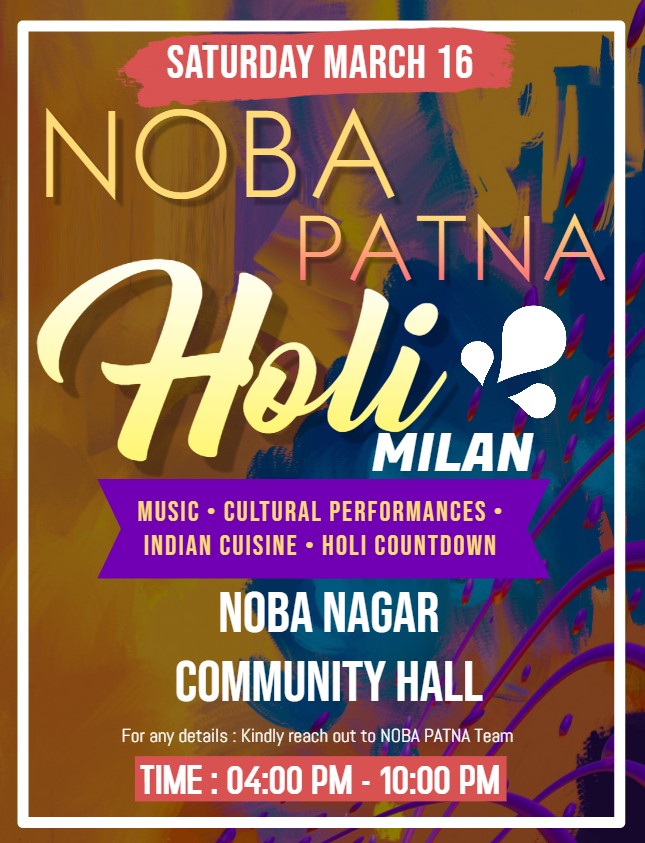 Copy of Holi Festival Party Invitation Flyer - Made with PosterMyWall